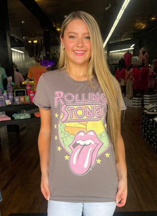 Rolling Stones Steel Grey Vintage Tee