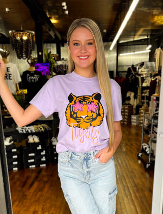 Game Day Preppy LSU Tigers Graphic Tee