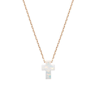 Holy Water Cross Gold Necklace