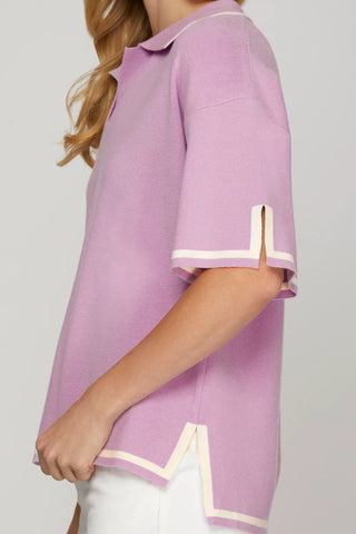 Lilac Dreams Knit Top