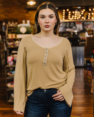 Cream Vintage Top