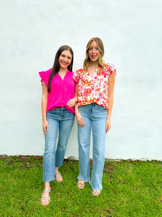 Sweet Charmer Floral Blouse