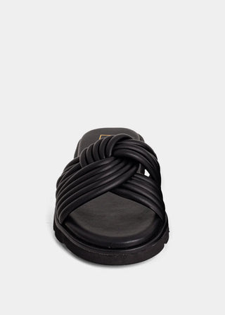 Cairo Black Slide - ShuShop