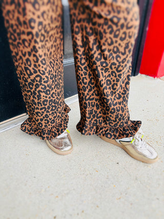 The Ruffle Pants - Cheetah