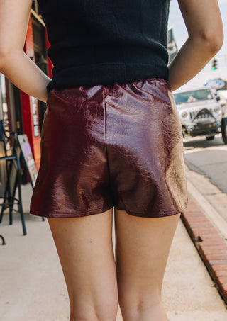 Next Level Pleather Shorts