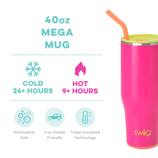 Swig Tutti Frutti Mega Mug in 40 oz