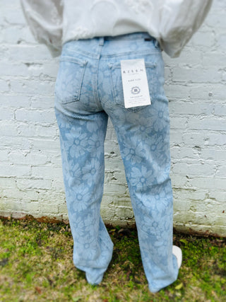 Floral Baggy Jean - Risen