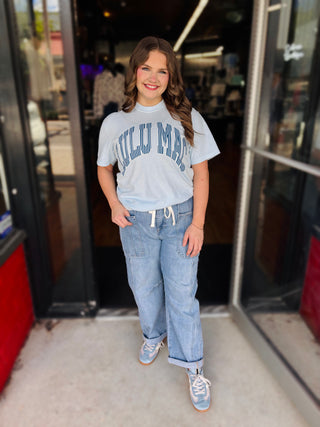 LULUMAC Tee - Chambray Stripes
