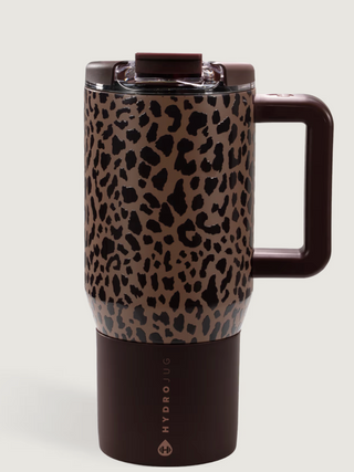 Brown Leopard Coffee Traveler - HydroJug