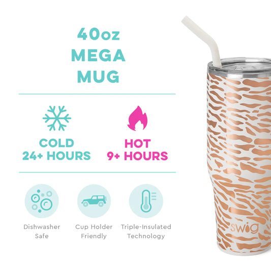 Swig Glamazon Rose Mega Mug (40oz)