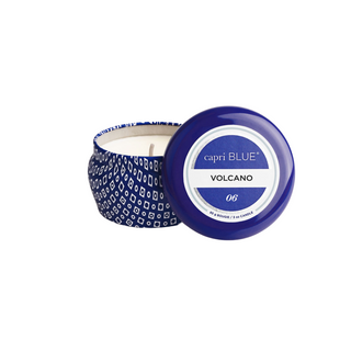 Volcano Mini Tin Candle - Blue 3 oz.